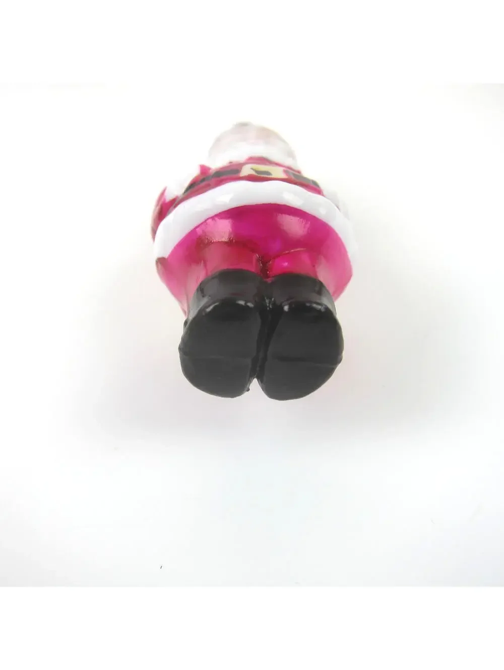 Vintage Santa Claus Christmas Milk Glass Light Bulb C6 Figural Toy Sack Japan